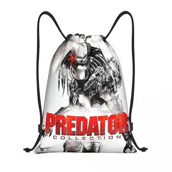 Predator Movie Alien 18 Unique Drawstring Bags Gym Bag Knapsack Travel Backpack Sarkastiškas