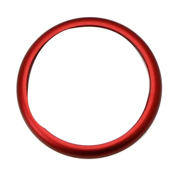 Raudona aliuminio žiedo centrinė konsolė IDrive multimedijos valdiklio rankenėlės žiedas skirtas -BMW 1 2 3 4 5 6 7 Series X3 X4 X5 X6
