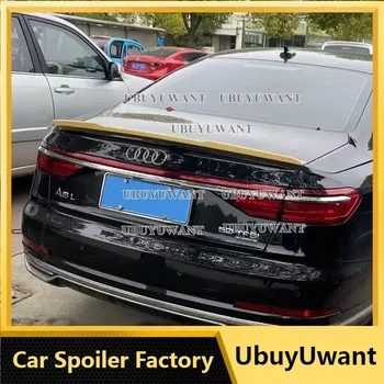 skirta Audi Naujas A8 A8L S8L D5 2018 2019 2020-2023 spoileris ABS automobilio bagažinė Lūpų sparnai Uodegos spoileris A8 Priedai Dedikuota dekoracija