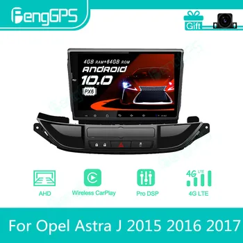 skirta Opel Astra J 2015 2016 2017 Android Car Radio Stereo Multimedia Player 2 Din Autoradio GPS navigacijos PX6 įrenginio ekranas