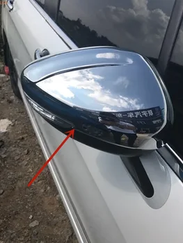 skirta Peugeot 508 2011-2017 Aukštos kokybės ABS Chrome galinio vaizdo veidrodėlio apdailos dangtelis, apsaugantis nuo trynimo, automobilių aksesuarai Z