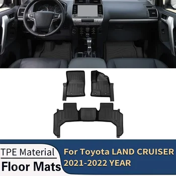 skirta Toyota LAND CRUISER LC200 LC300 J300 J200 5 vietų 2012-2023 LHD RHD automobilių grindų kilimėliai Pėdų kilimėlis Padėklų padėklas Salono aksesuarai