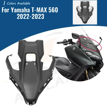 skirta Yamaha TMAX T-MAX 560 2022 2023 m. viršutinis priekinių žibintų aptakų dangtelis Motociklų skydo rėmo gaubtas TMAX560 įpurškimo priedai