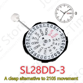 Sl28 China Sunon Sl28dd-3h Kvarco judėjimo pakeitimas trijų rankų kalendoriaus data Rodyti pigią alternatyvą 2105 judėjimui