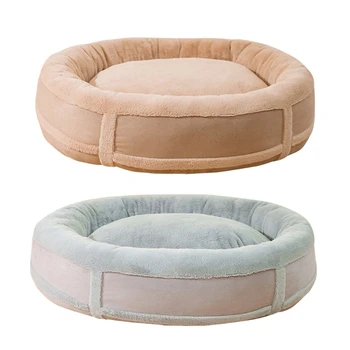 Small Cat Winter Bed Dog Sleeping Mat Pet House Bed Soft Thickened Kitten Cushion Cat Bed Warm Open Bed Pet Supplies