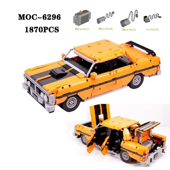 Statybinis blokas MOC-6296 Klasikinis sportinis automobilis Labai sunku sujungti statybinių blokų dalis 1870PCS Suaugusiųjų ir vaikų žaislų dovanos