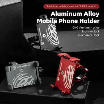 Telefono laikiklis Aliuminio lydinys MTB kalnų dviračio mobiliojo telefono laikiklis Elektrinis paspirtukas Vairo laikiklis Mobiliojo telefono stovas