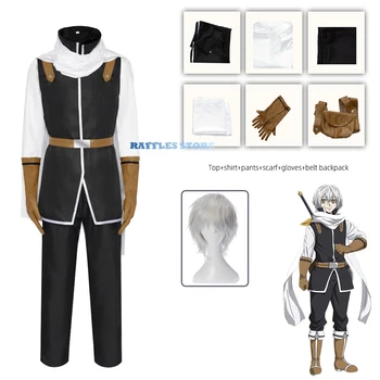 Touka Scott Cosplay kostiumų perukų kostiumas anime Legendinis herojus yra miręs Cosplay vyrų kostiumas Helovino karnavalas Juodas XS-XXXL