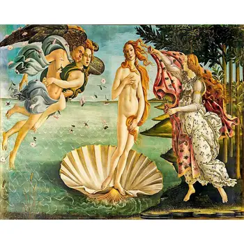 Veneros tapyba skaičiais Angelų rinkinys Akriliniai dažai suaugusiems Rinkiniai Figūrinė drobė 