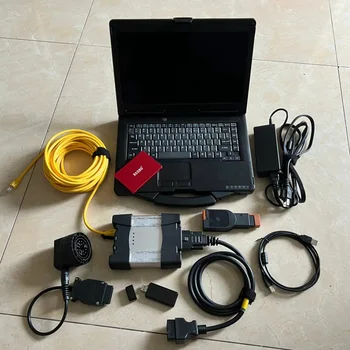 Wifi ICOM Kitas Automatinis diagnostikos įrankis Skaitytuvas V01.2024 A2 programinė įranga 1TB SSD Expert Mode 90% Naujas nešiojamas kompiuteris ToughBook CF53 i5 procesorius 8G RAM