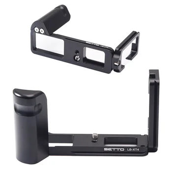 X-T4 L Type Grip Vertical Quick Release Trikojo plokštelės laikiklio laikiklio rankena, skirta Fujifilm Fuji XT4 skaitmeninis fotoaparatas be veidrodžių RRS