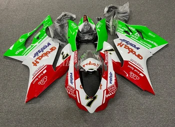 Įpurškimas Naujas ABS motociklų aptakų rinkinys tinka Ducati 899 1199 Panigale s 2012 2013 2014 12 13 14 Kėbulo komplektas Raudonai žalias