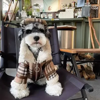 Šunų drabužiai žiema Šiltas šuniukas Puffer minkšti šilti šunų paltai Dideliems ir mažiems Striukė prancūzų buldogui Čihuahua kostiumas