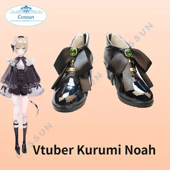 Žaidimas Vtuber Kurumi Noah Cosplay batai Helovino karnavalo vakarėlio apranga Moterų Cosplay batai Anime